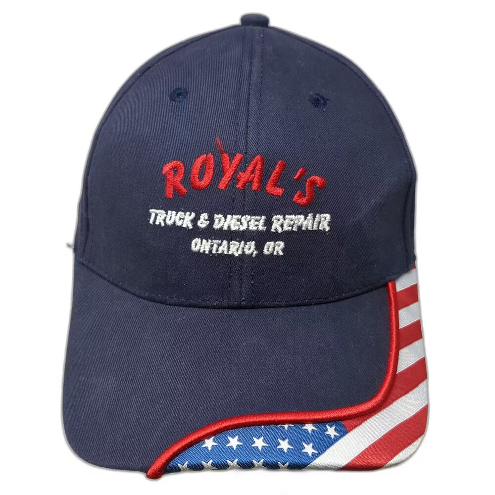 Truck Diesel Repair Baseball Cap Hat Blue Red Os American Flag Strapback Star